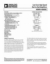DataSheet AD8091 pdf